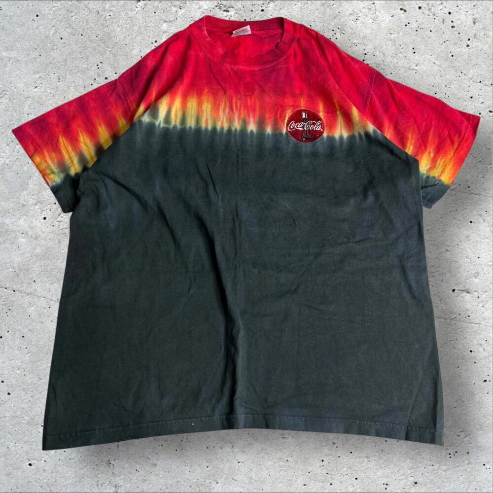 Anvil Coca Cola‎ Tie Dye TShirt Size XL